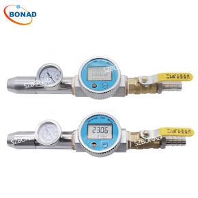 IEC 60529 Handheld IPX5 IPX6 Brass Jet Nozzles with Digital Flowmeter